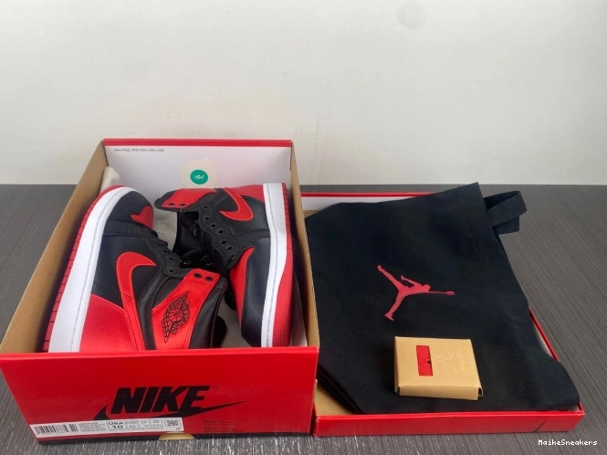 MaikeSneakers Bred Satin Air FD4810-061 WMNS OG 1 High Jordan 0715